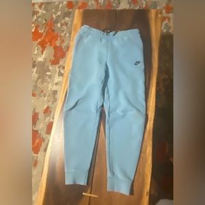 Nike joggers. Light blue